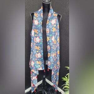 Sunshine and Rodeo Christmas Vest OSFA New
